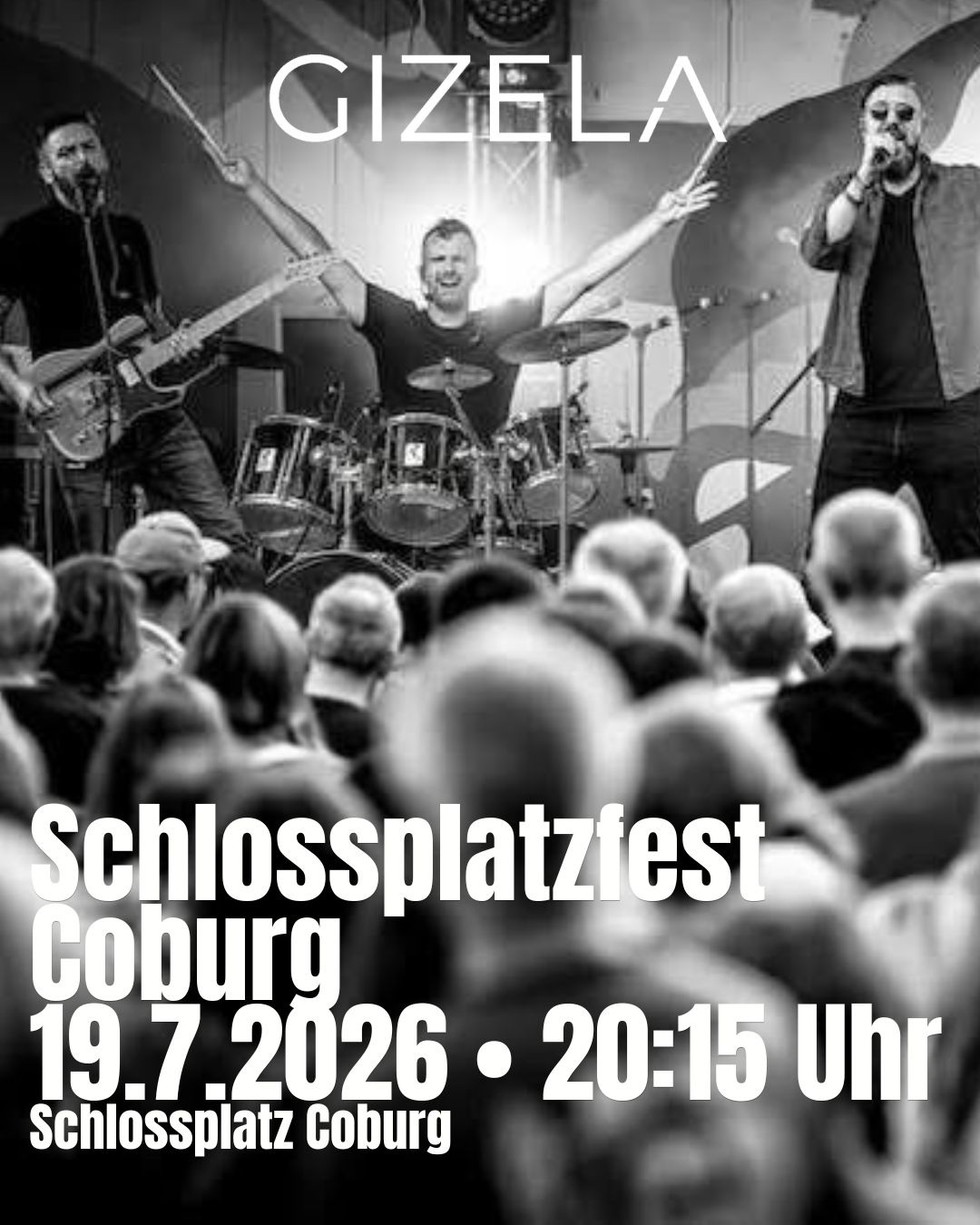 Gizela Ankündigung Schlossplatzfest 2026